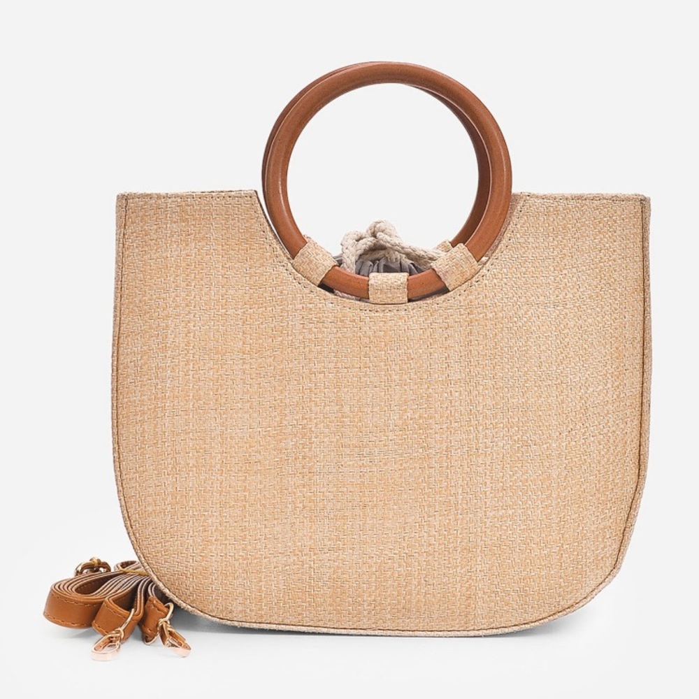 PU Ring Handle Bag